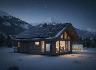 Winter Montanta Home