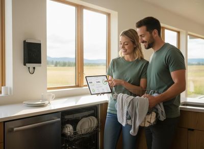 Couple Seeing Power Savings