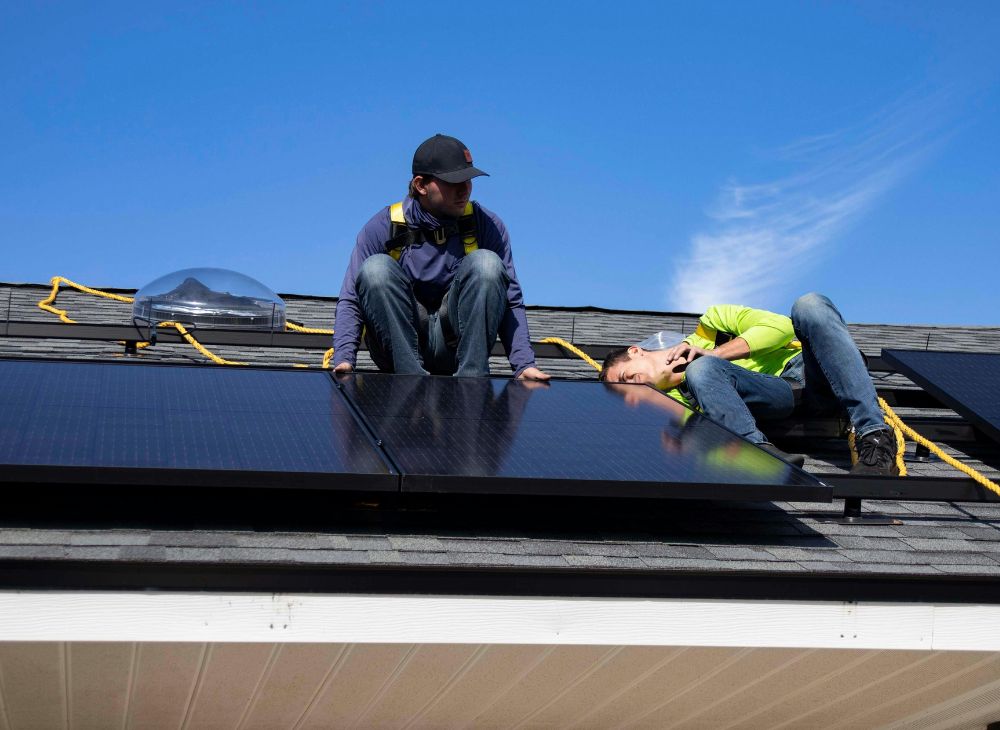 solar panel installation